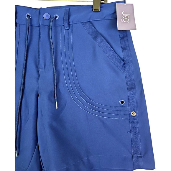 JAG ~Woman Size M~ Navy Blue Golf Chino Shorts w/Logo NWT. - Picture 5 of 11